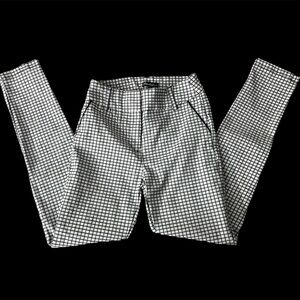 Chocolate USA Plaid Pants Black & White Size Medium